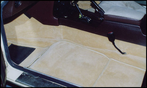 Custom replacement carpets