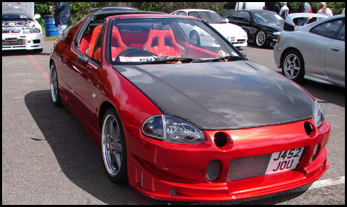 Honda CRX Painted in Candy Apple Red by Avon Custom, Another Award Winner
