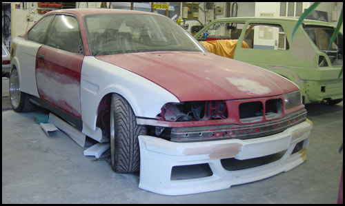 Wide Body BMW being built